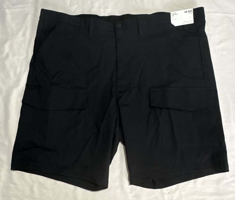 Stylus 9 Inseam Cargo Short Stretch 48 Big Black